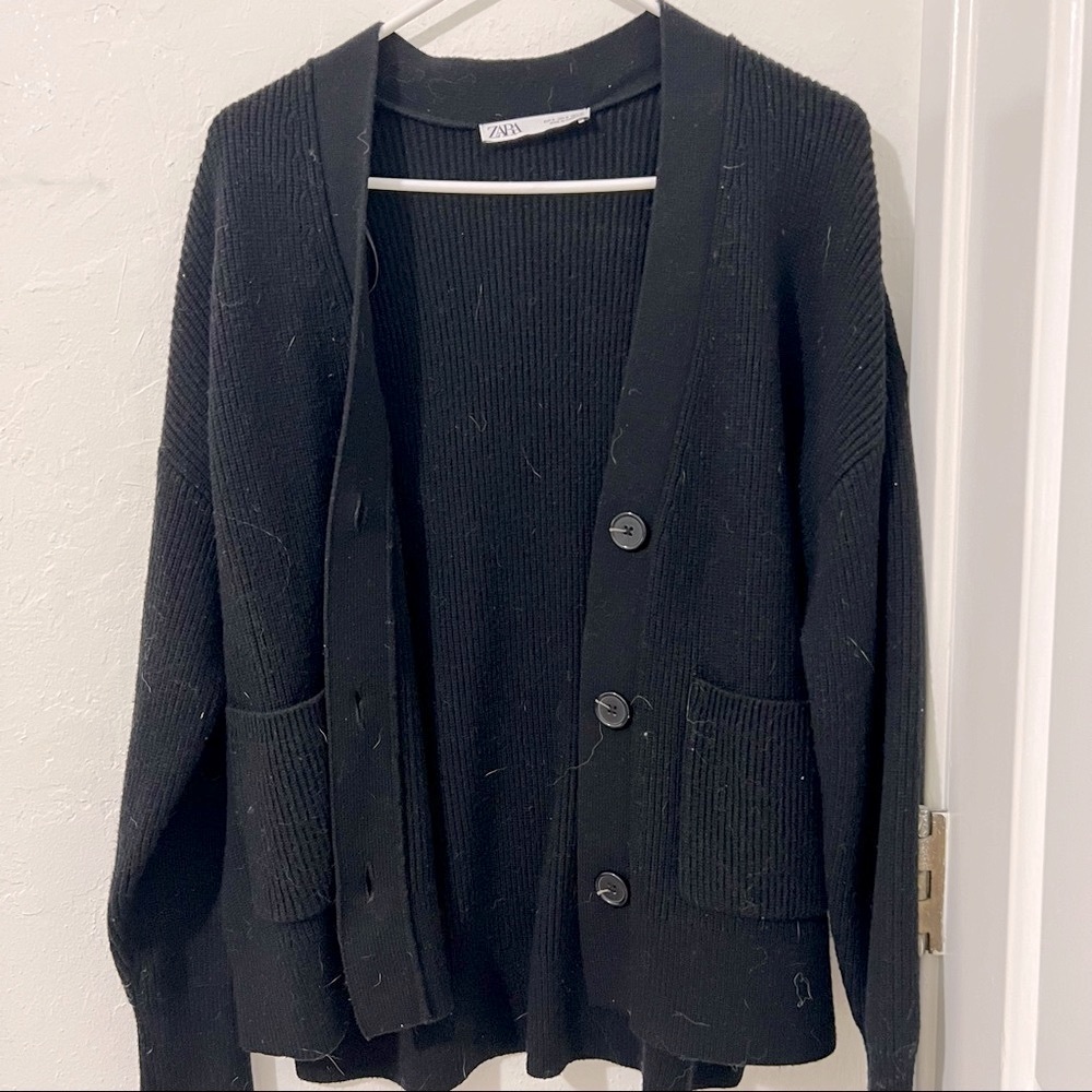 ZARA black cardigan sz. small